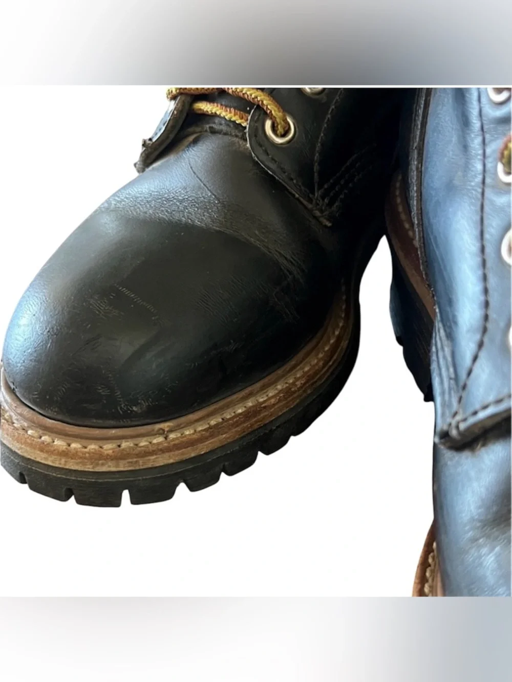 Red Wing Shoes Men's Black Logger Boots #699 - Size 9 - Made in USA‎
